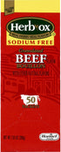 Herb-ox 100 Packets Sodium Free Bouillon Bundle,`Beef and Chicken, Total