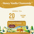 20 (Pack 6) Celestial Seasonings Chamomile Tea Bags - Honey Vanilla Herbal Tea, Caffeine Free, Bags Per Box