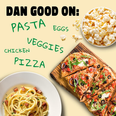 2.2 oz Dan-O's Cheesoning Seasoning, Bottle, All Purpose Seasoning for Pizza, Popcorn, Chicken, Bread and More, Sugar