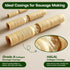 14m/46ft,Diameter 32mm/ 11/4'',1 VONSYONG HALAL Sausage Casing, Grade A Edible Drying Collagen Sausage Casings