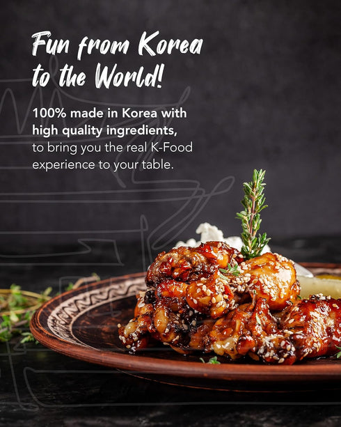 (8.8 oz, 250g) Funtable Honey Garlic Sauce (Halal) - Honey Garlic Flavor, Easy to Use. Perfect Sauce for Chicken