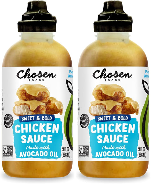 Chosen Foods Chicken Sauce, for Hamburgers, Sandwiches, Nuggets, Wings, Fries, and More