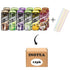 HYOJATEM (Pack 12) (16.6oz/can) (6 2)) of INOTEA Bubble Tea | Choose One Flavor: Brown Sugar, Taro, Honeydew, Banana