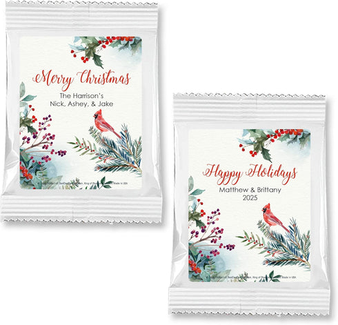 Best Day Ever Spot Christmas Hot Chocolate, Red Cardinal Hot Chocolate Bar, Personalized Cocoa Favors, Holiday
