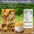 1 lb Packed Oh! Nuts Dried Star Fruit - Sweetened Dried Starfruit Slices - Star Fruit Fresh in NY Zip-Seal Bag
