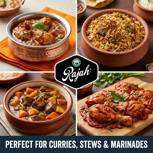 Pack Rajah Curry Powder Variety Bundle - Includes Medium, Hot, and Mild Curry Powders - Authentic South African Spices