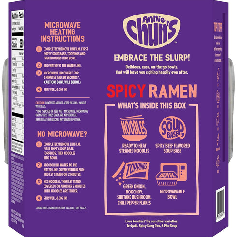 5.43 oz (Pack 1) Annie Chun's Spicy Ramen Bowl