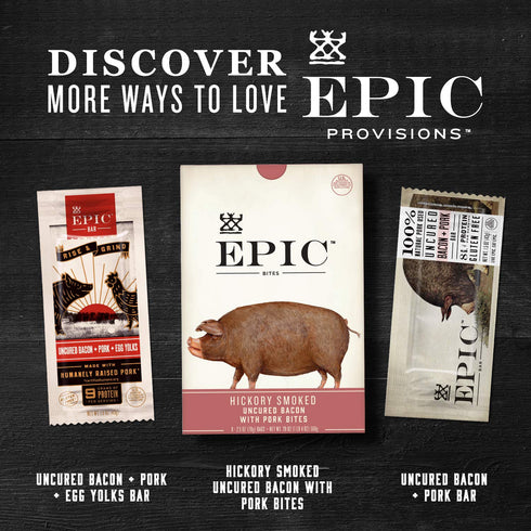 4 Count 2.5oz EPIC Maple Bacon Pork Cracklings, Keto Consumer Friendly, Box bags