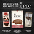 4 Count 2.5oz EPIC Maple Bacon Pork Cracklings, Keto Consumer Friendly, Box bags