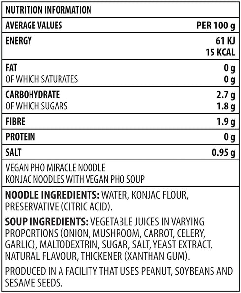 Miracle Noodle Ready-to-Eat Pho Meal, 0.43 lb