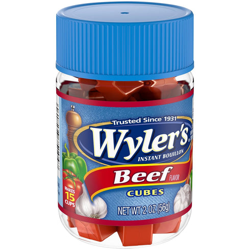 (2 oz Wyler's Beef Instant Bouillon Cubes Jar)