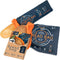 THINK4EARTH - Large Bread and Baguette Bags (Dark Blue, Bread & Baguette
