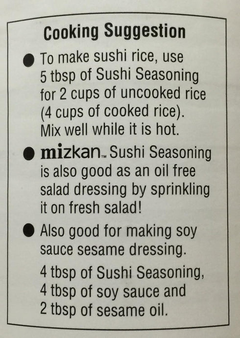 Mizkan 24 oz (710ml) Vinegar Sushi Seasoning for Sushi or Salad - fl