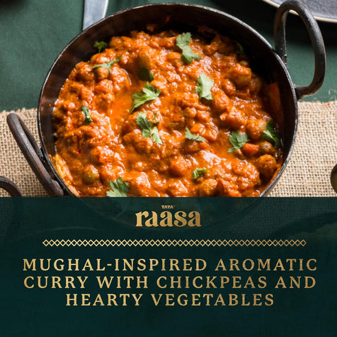 Tata Raasa 10 (Pack 6) Regal Chickpea Tikka, Vegan Friendly, Non-GMO, Ounce