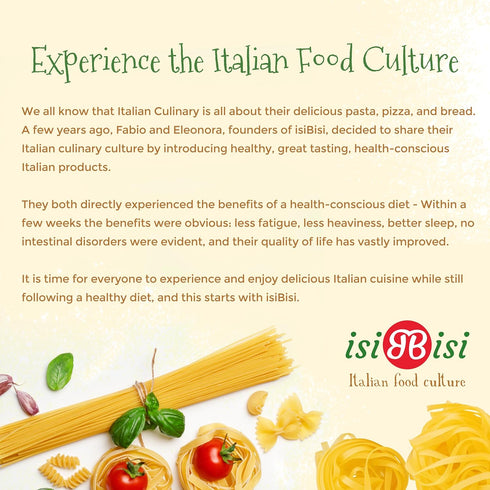 2-Pack, isiBisi Gluten-Free Fettuccine Nest Pasta - Corn and Rice Noodles - Vegan, Non-GMO, Made in Italy