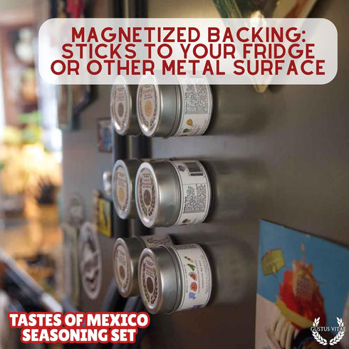 Set Pack GLP-1 Mexican Seasoning Gift | Tastes of Mexico | Artisanal Spice Blends Six | Non GMO, All Natural | No MSG