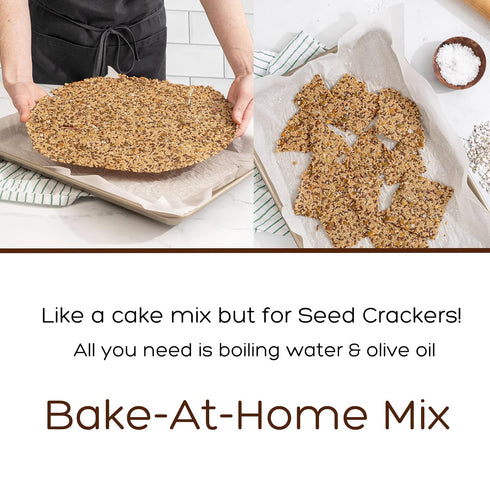 10 6-Pack Top Seedz BAKE-AT-HOME Mix | Black Pepper | Makes ounces of Crackers! |