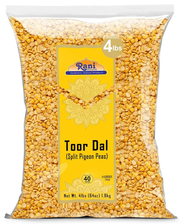Rani Toor Dal (Split Pigeon Peas) 64oz (4lbs) 1.81kg Bulk ~ All