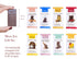 16 0.39 oz Chuao Chocolatier More Joy Assorted Mini Gourmet Chocolate Bars Gift Box | Milk and Dark Chocolate Variety