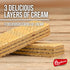 3 5.0 oz (Pack 1) Bauducco Peanut Butter Wafers - Crispy Wafer Cookies With Delicious, Indulgent Decadent Layers
