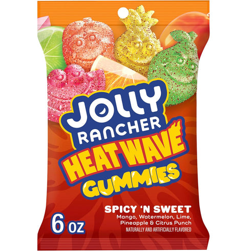 JOLLY RANCHER Heat Wave Gummies Spicy n Sweet Assorted Fruit Flavored Candy