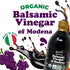 500 ml (Pack 1) Food To Live Organic Balsamic Vinegar of Modena, Italian, Unfiltered, Unpasteurized, Aceto Balsamico di