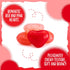 2-Pound Heart Jelly Beans | Bag | Pink & Red Candy Hearts | Cherry, Strawberry & Watermelon Flavors | Bulk Mini Candy