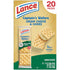 20 Packs, 6 Lance Sandwich Crackers, Captain's Wafers Cream Cheese and Chives, Sandwiches Each
