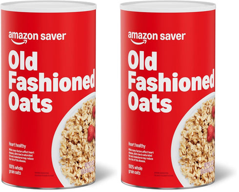 Amazon Saver, Whole Grain Old Fashioned Oats, 2.6 Lb (Pack of 2)
