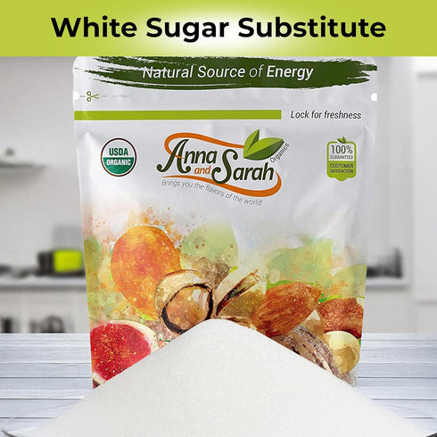 2 Lbs 32 Anna and Sarah Organic Monk Fruit Sweetener with Erythritol, Plant-Based Sugar Alternative, Kosher, NON GMO