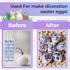 Set 21 Pack Decorative Easter Egg Wraps Russian Icons Religious Orthodox Dying Kit Dye - Ukrainian Kit Sleeve Heat