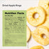 Packed (2 LBS) NUTS U.S. - Dried Apple Rings | No Added Sugar | No Artificial Color | Chewy Texture | NON-GMO | Juicy