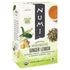 Numi Organic Ginger Lemon Decaf Tea, 48 Green Tea Bags with Lemongrass