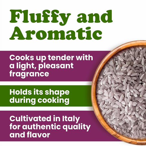 1.5 Food to Live Organic Pink Flamingo Rice, Pounds Italian Aromatic Rice, Ideal for Salads, Bowls, Pilaf and Sides