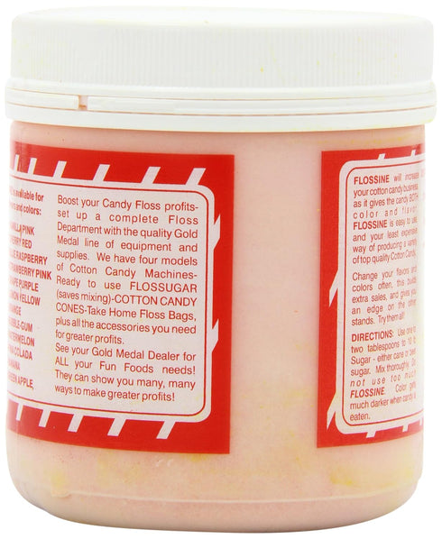 Gold Medal Lemon Yellow Flossine Can - Perfect for Treats