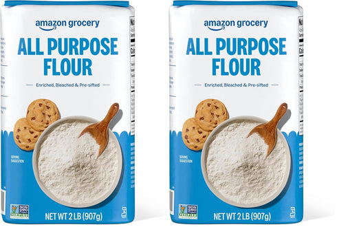 Amazon Fresh Amazon Grocery, All Purpose Flour, 2 Lb (Previously , Packaging May Vary)