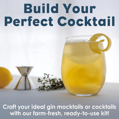 75) Set 3 12 Bluestem Botanicals, Ripple Spritz (French Gin Mixer Gift for Craft Cocktails, Organic Herbal Extract