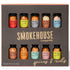 Smokehouse by Thoughtfully, Gourmet Grilling Spice Set in Mini Glass Bottles, Vegan