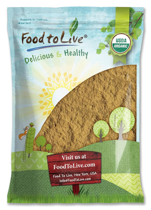 Food to Live - Organic Ginger Root Powder, 4 Pounds - Non-GMO,