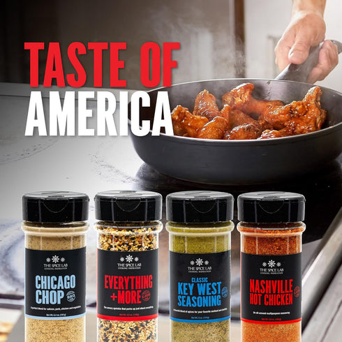Set The Spice Lab Taste of America Spices and Seasonings