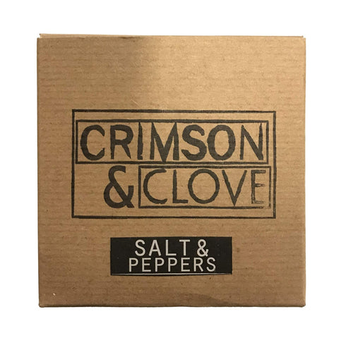 Set Salt & Peppers Gift by Crimson and Clove - Includes Aleppo Pepper, Urfa Biber Pepper, Black Hawaiian Salt & Pink
