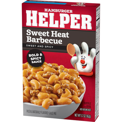 5.7 12 Hamburger Helper Sweet Heat BBQ, Ounces, per Case