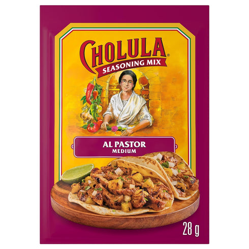 Cholula Seasoning Mix, Al Pastor, Medium Heat, For Pork, Chicken, or Steak