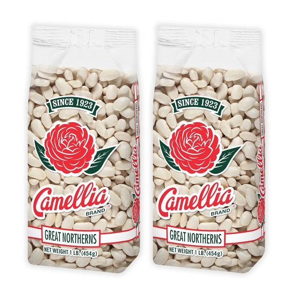 Camellia Brand Dried Great Northern Beans Premium White Beans for Soups, Stews,