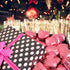 Valentines Chocolate Raspberry Cremes Hearts Pokodots Gift Box by It's Delish Valentines Day Gift - Pink Foil Wrapped