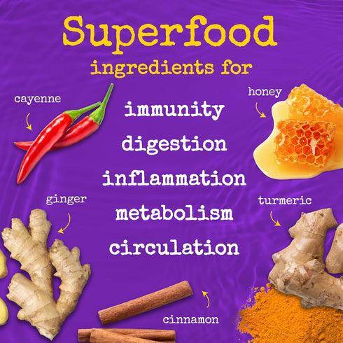 Immunity 12, 2 oz The Twisted Shot Apple Cider Vinegar Shots with Ginger, Turmeric, Honey, Cinnamon & Cayenne | Drink
