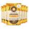 Healing Home Foods Lemon Chia Graham Crackers, Gluten Free Snacks for Adults, Almond Flour and