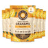 Healing Home Foods Lemon Chia Graham Crackers, Gluten Free Snacks for Adults, Almond Flour and