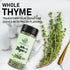 (1oz) Fasori Thyme Leaves Premium Dried Whole Thyme Herb, Aromatic Mediterranean Spice for Cooking, Roasts, Chicken
