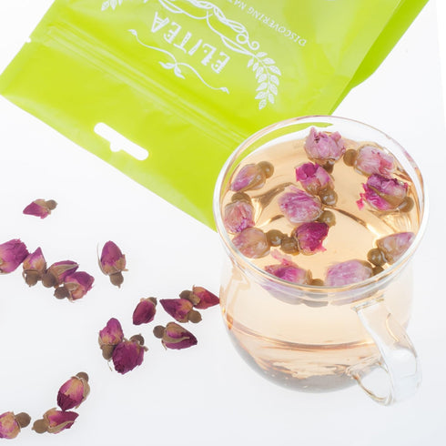ELITEA 5.3oz Dried Rose Buds, 150g, 100% Fragrant Natural Healthy Herbal Tea